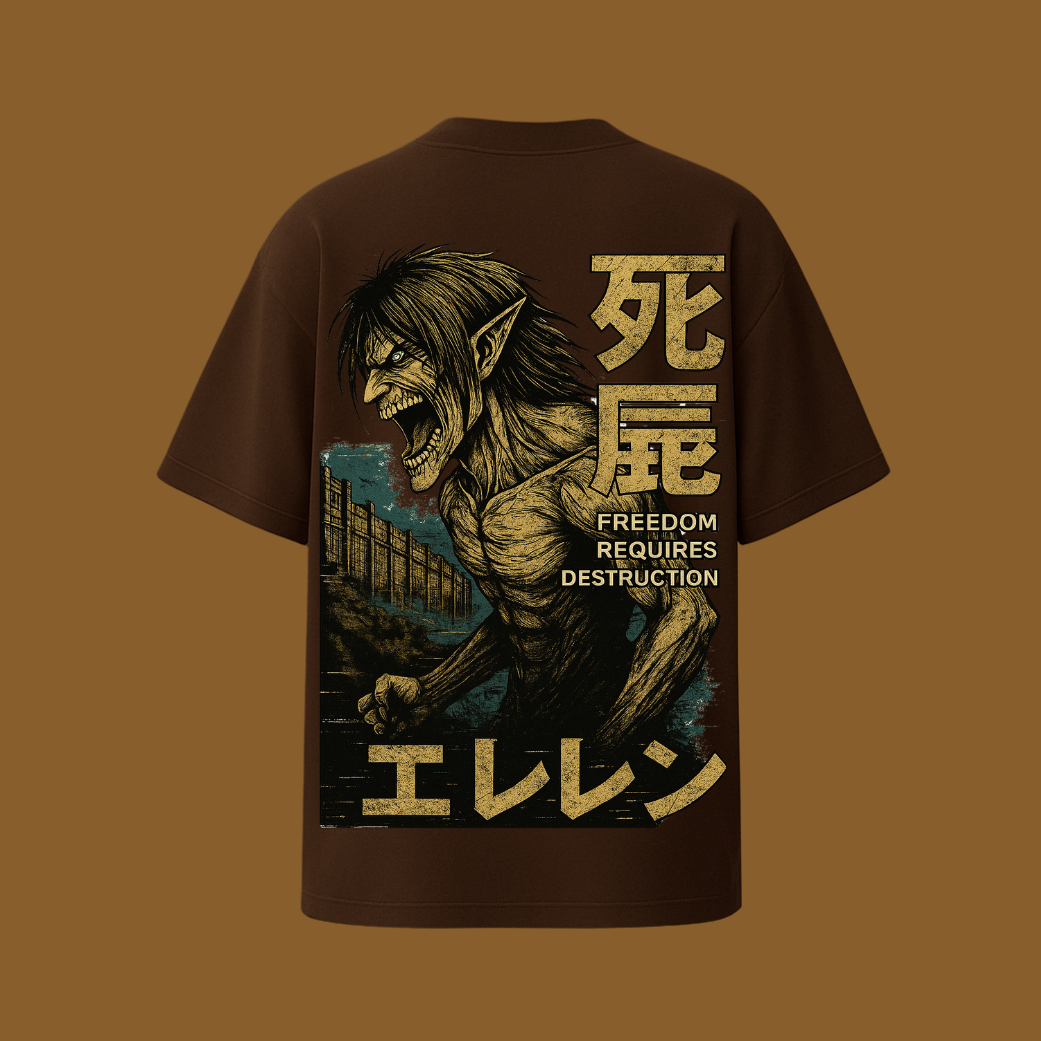Attack on Titans Eren Yeager | Oversized tee
