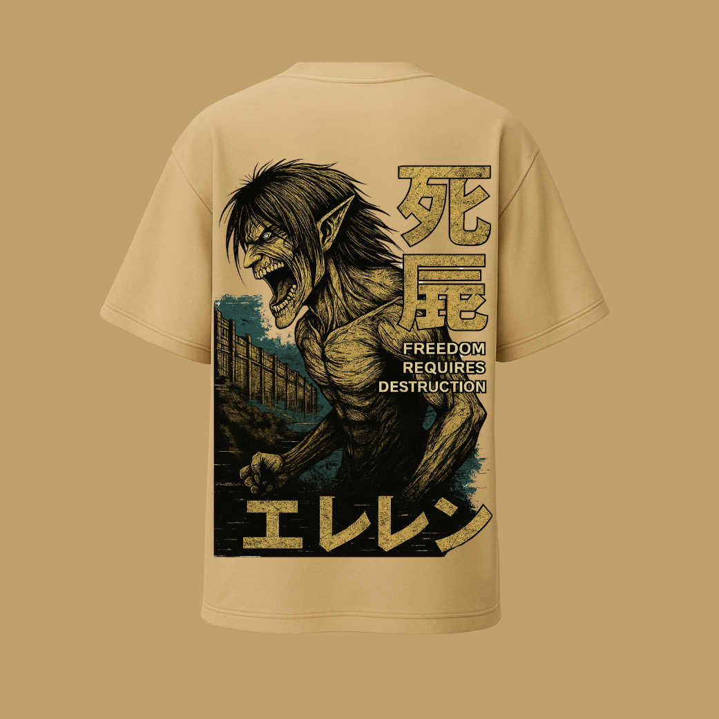 Attack on Titans Eren Yeager | Oversized tee