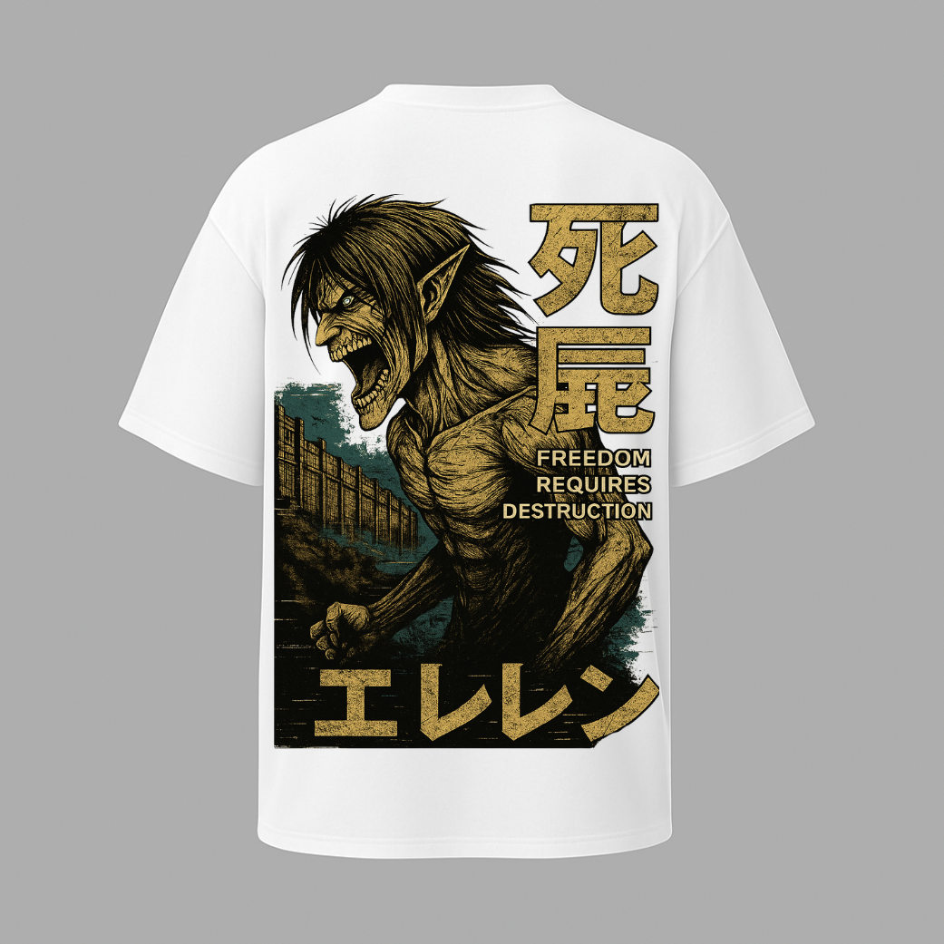 Attack on Titans Eren Yeager | Oversized tee
