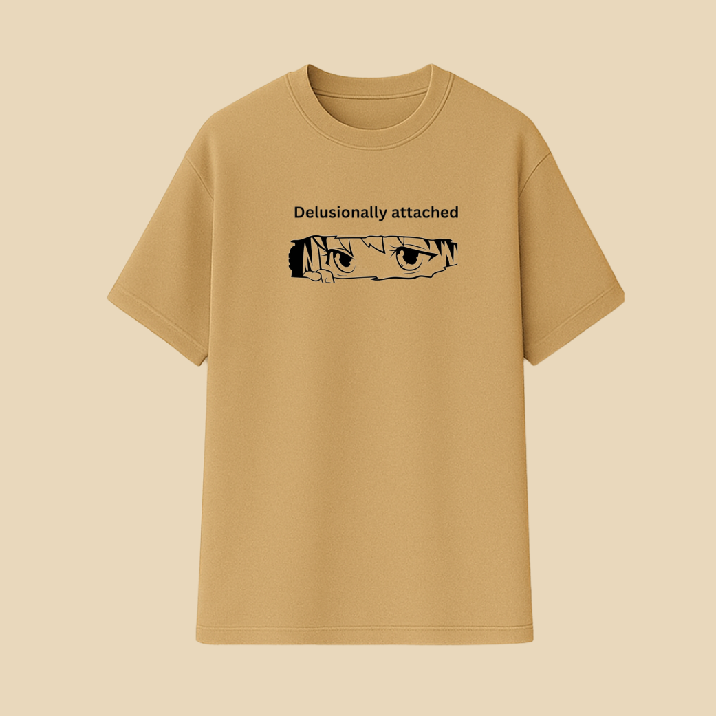 “Delusional & Detached” Duo Drop | Oversized tee | Set of 2