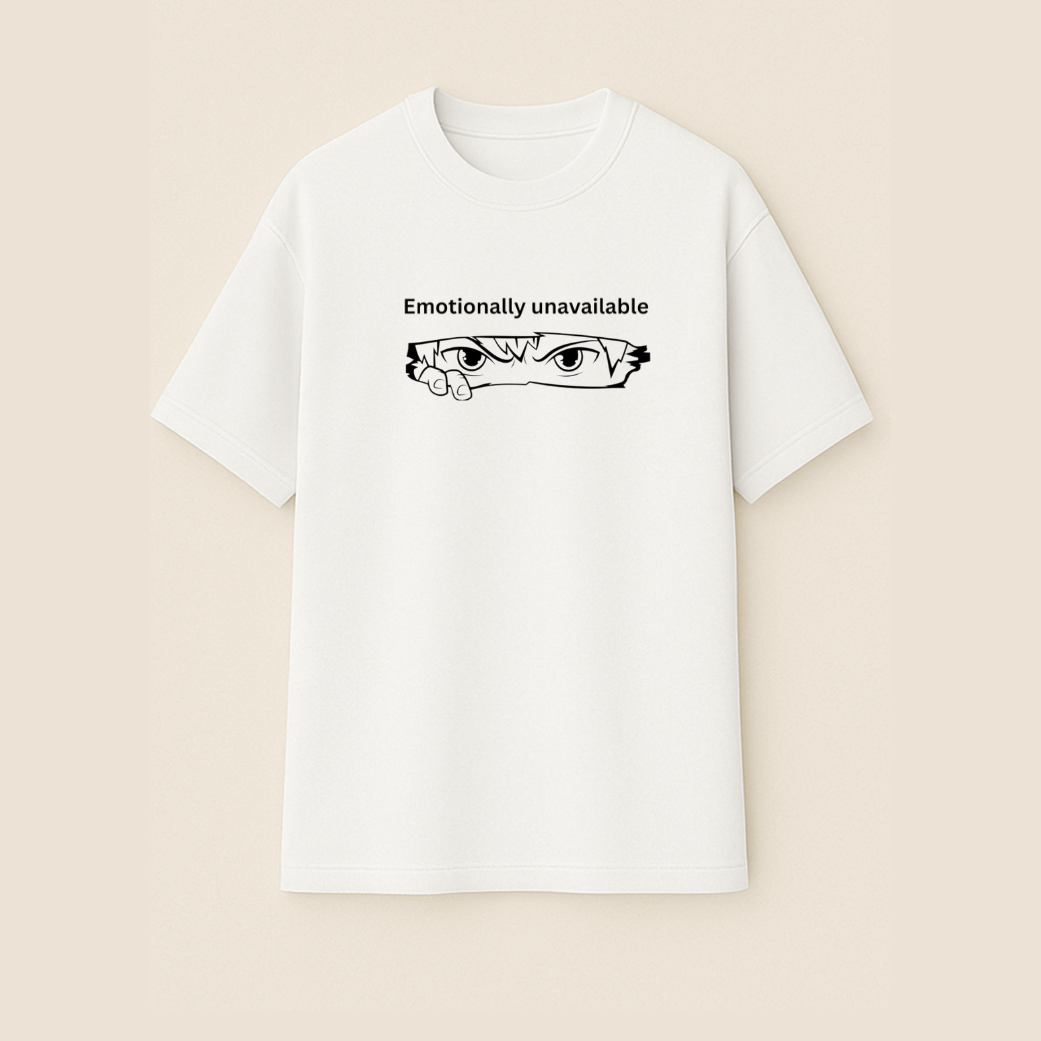 “Delusional & Detached” Duo Drop | Oversized tee | Set of 2