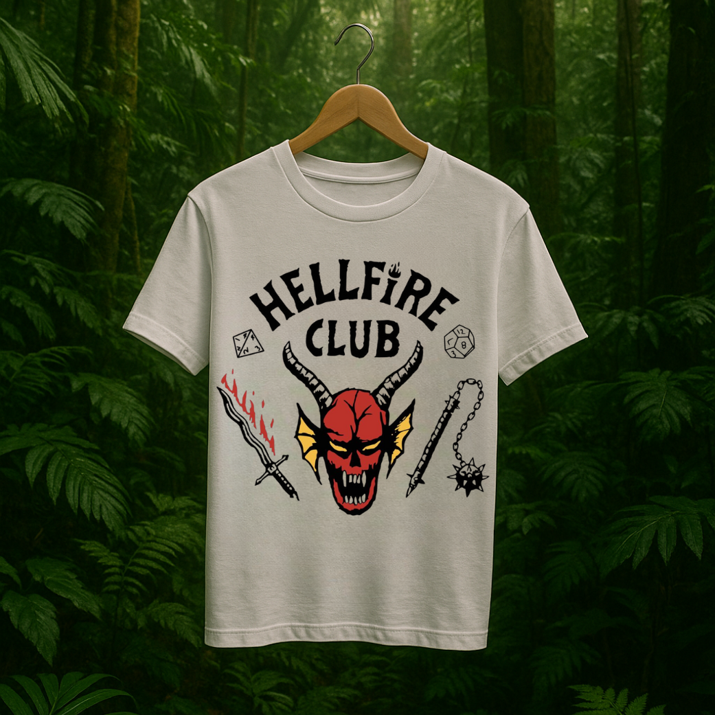 Stranger Things Hellfire Club Oversized Tee
