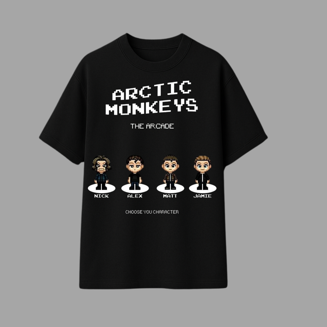 Arctic Monkeys Arcade Pixel Tee
