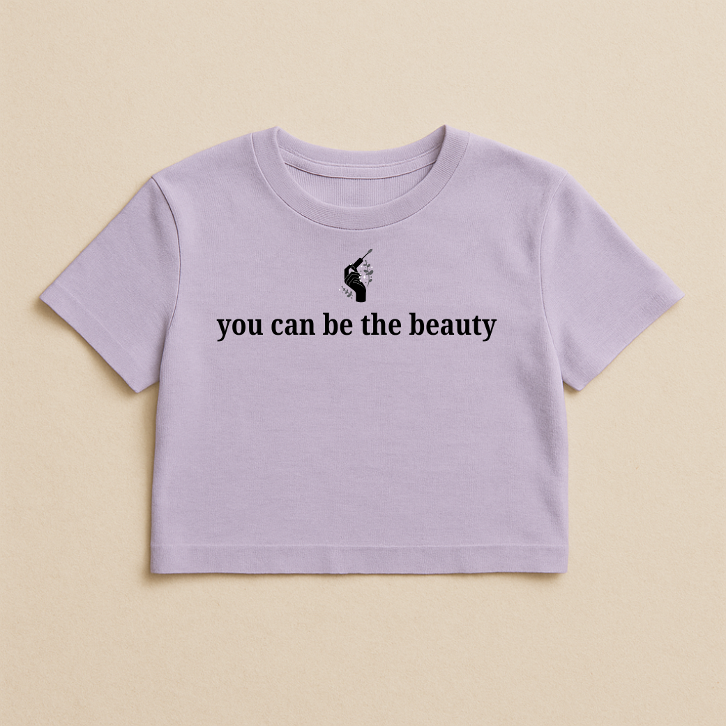 “Beauty x Monster” – Couple Quote Oversized Tees