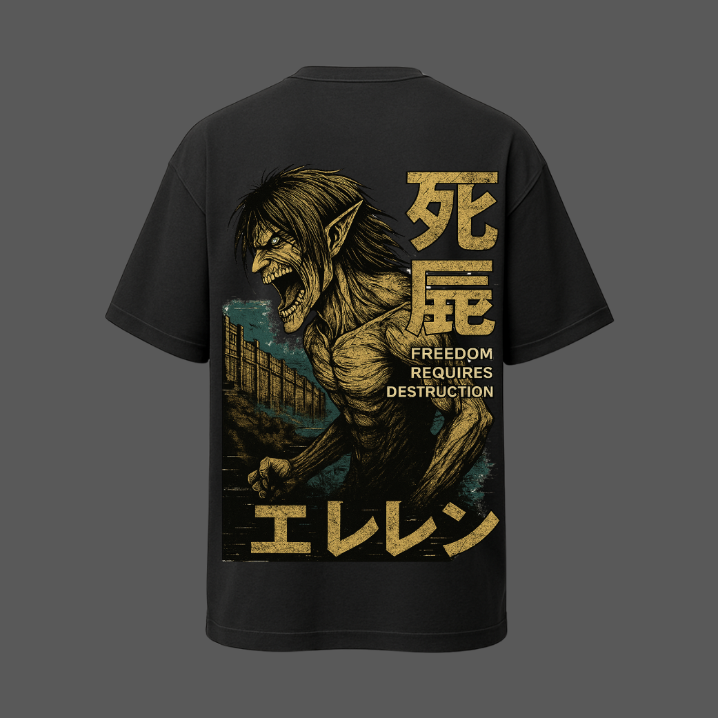 Attack on Titans Eren Yeager | Oversized tee