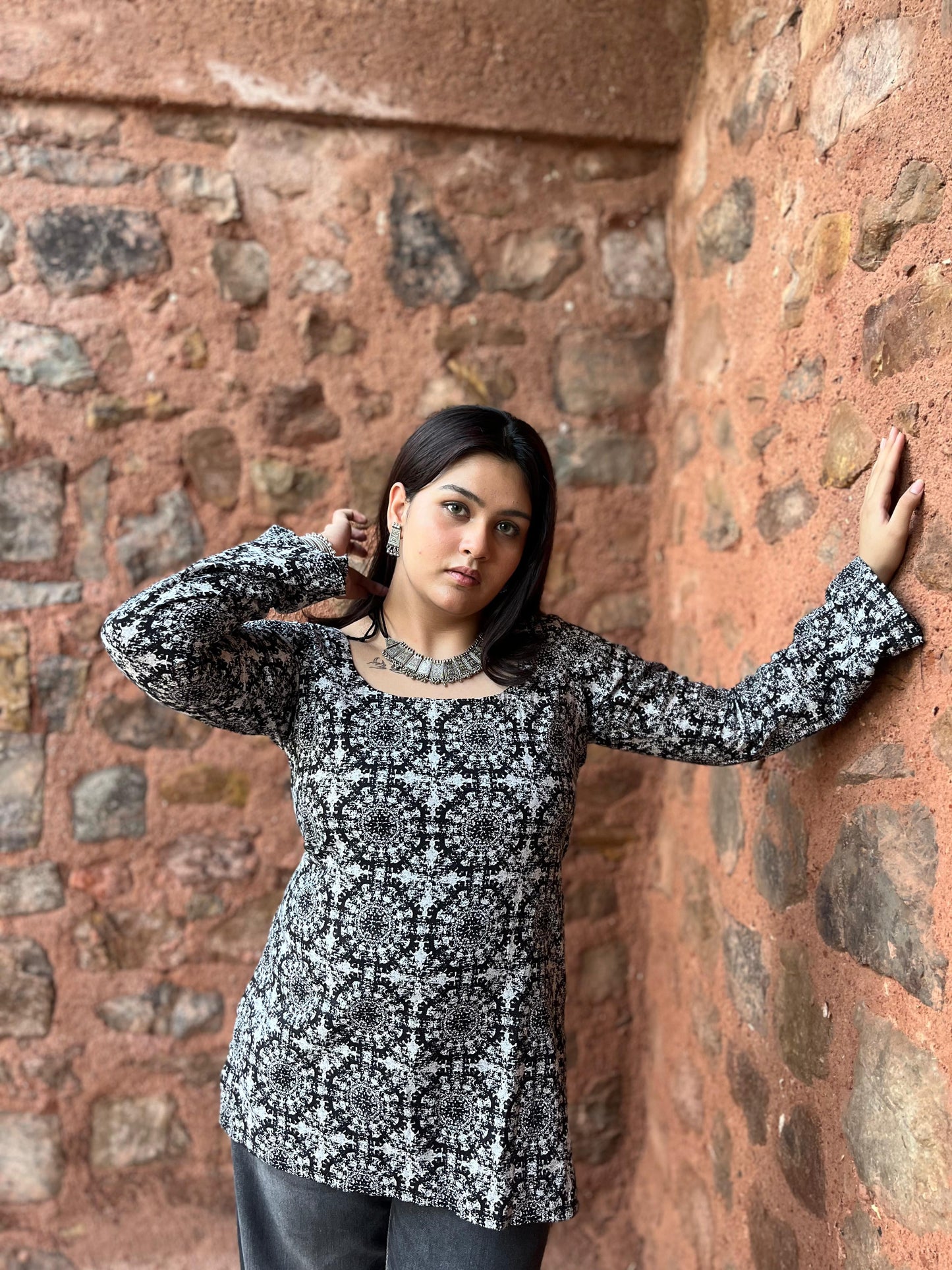 EbonyEmbrace | Matching set of kurta and kurti