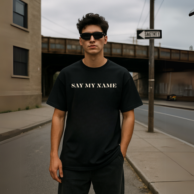 SAY MY NAME – Breaking Bad Oversized Tee
