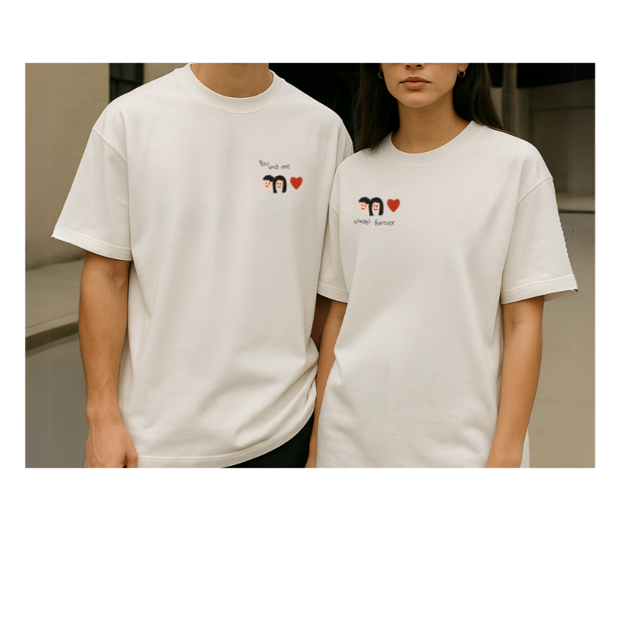 "You & Me – Always Forever" Matching Tee (Couples Edition)