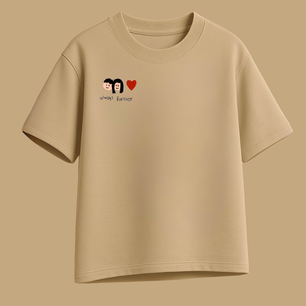 "You & Me – Always Forever" Matching Tee (Couples Edition)