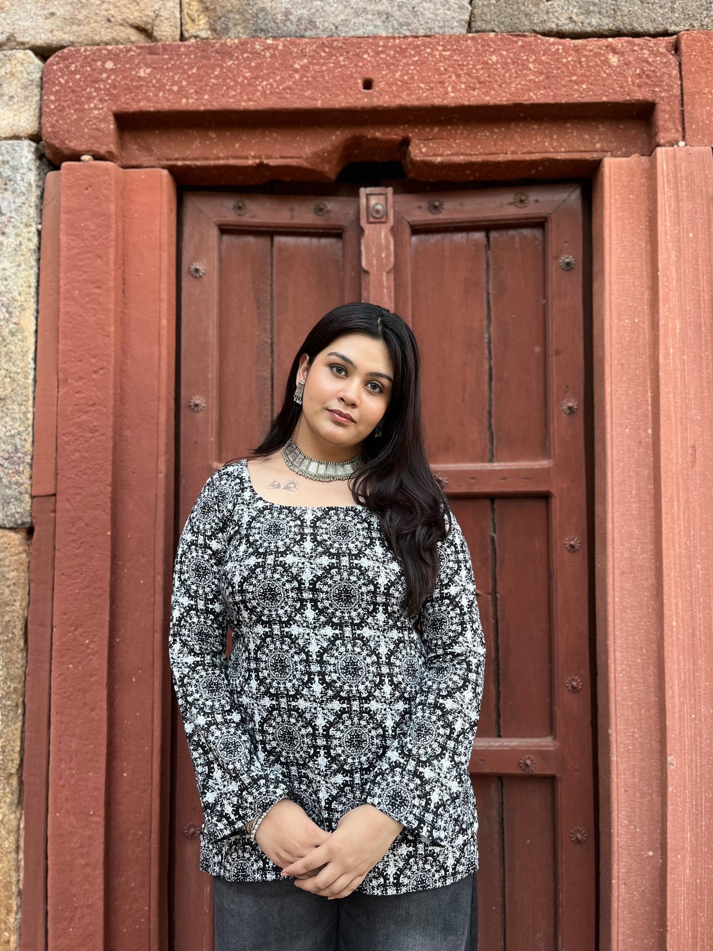 Midnight Charm Kurti