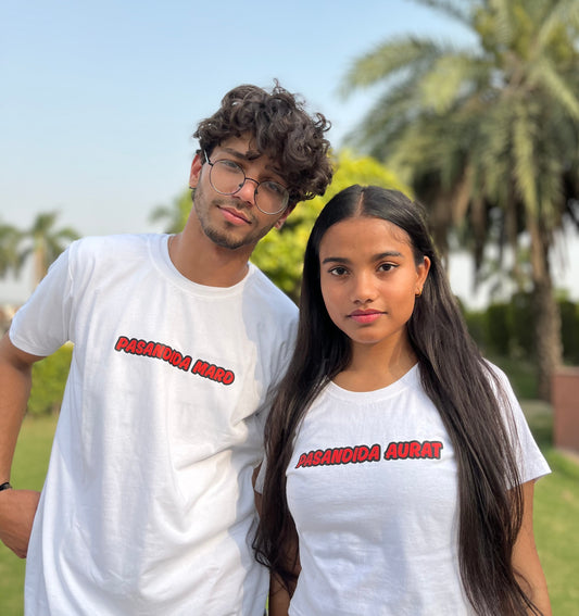 Pasandida Mard x Pasandida Aurat | Matching Tee for couple