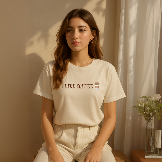I Like Coffee. Oversized Tee