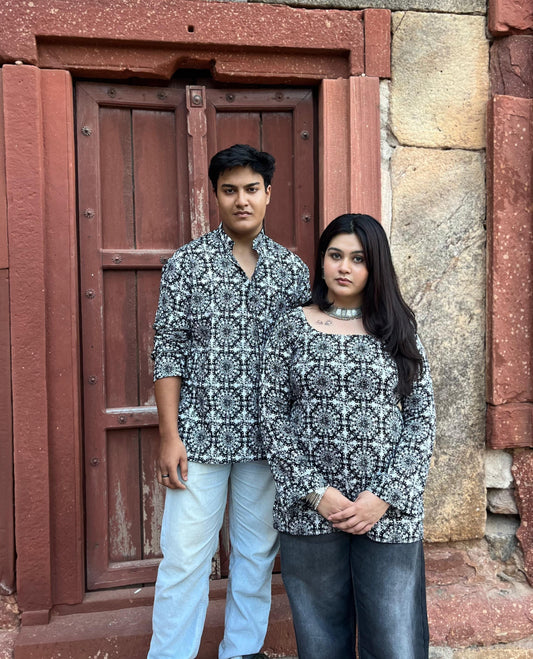 EbonyEmbrace | Matching set of kurta and kurti