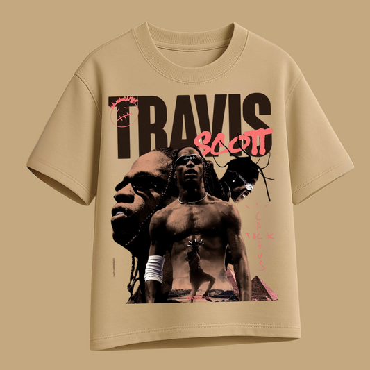 Travis Scott Oversized Graphic Tee – Cactus Jack Inspired Streetwear